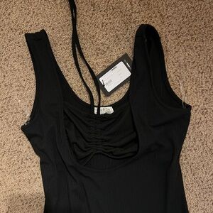 Black maxi dress